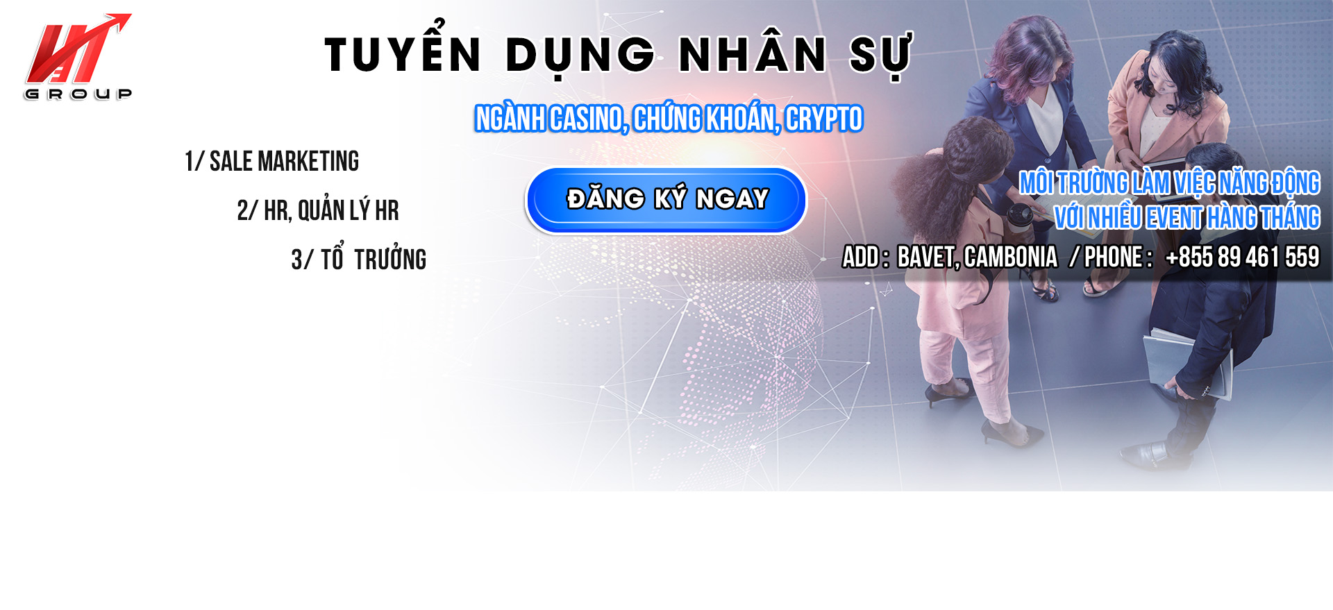 Banner tuyển dụng h3t group